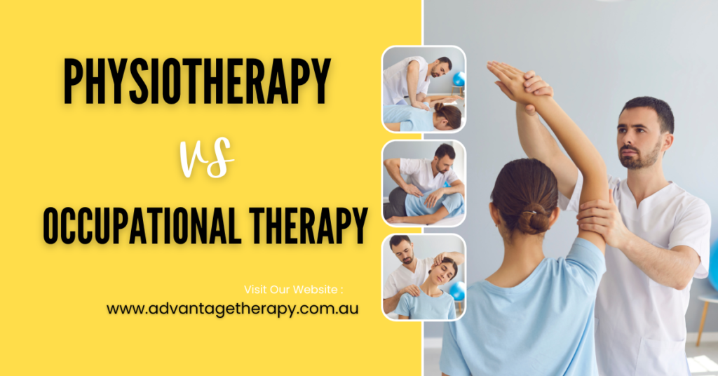 OT vs PT difference between physiotherapy and occupational therapy