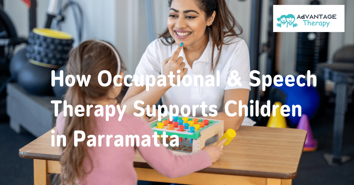 In Parramatta, occupational therapy and speech therapy give children the support they need to build independence, social skills, and communication.
